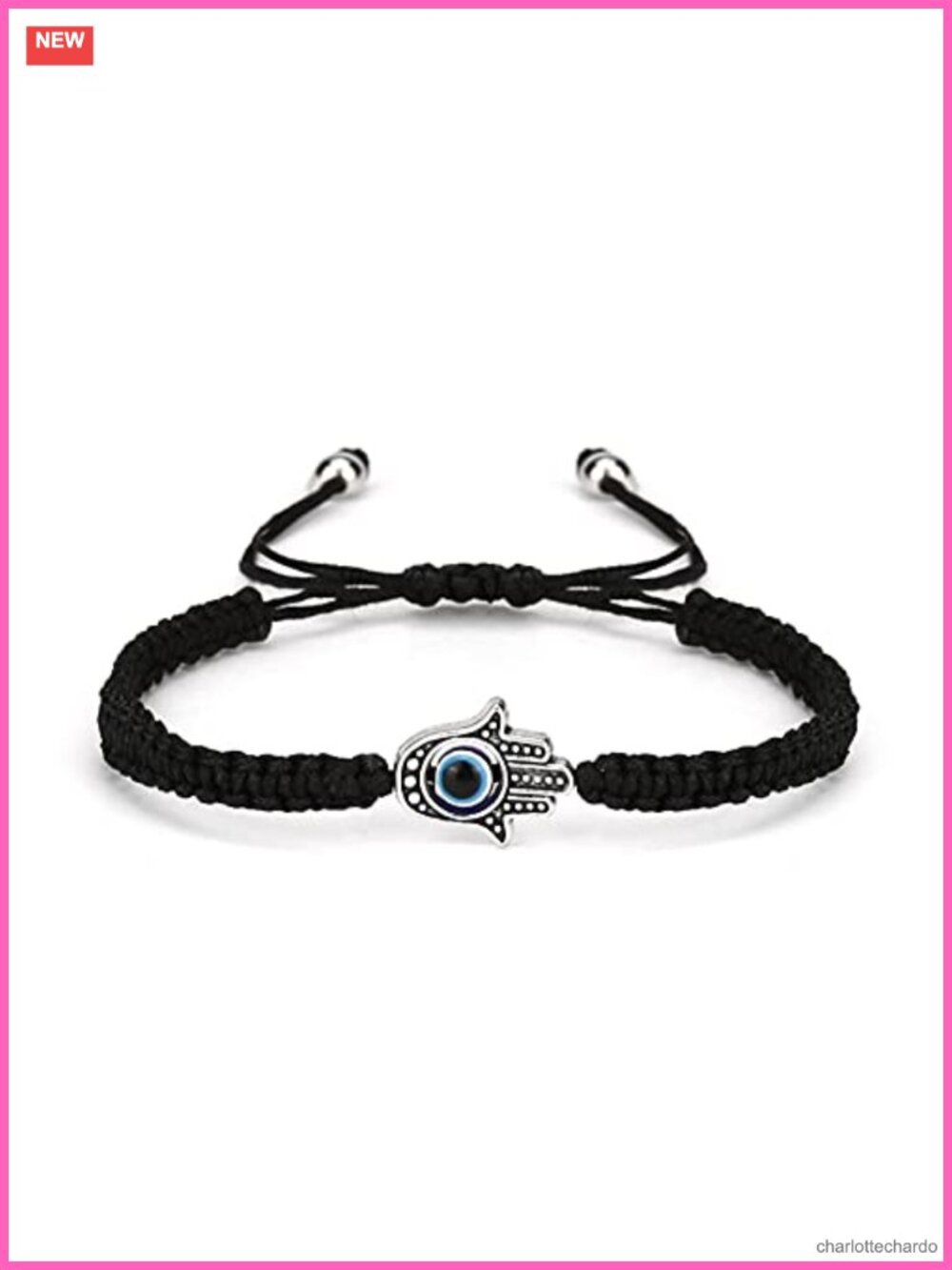 Hand-Woven Red Rope Cord Evil Eye Bracelet Adjustable Hamsa Amulet Lucky Jewelry